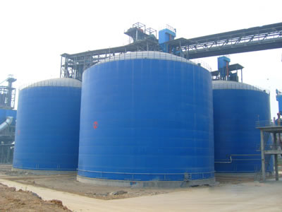 金坛水泥钢板库改造